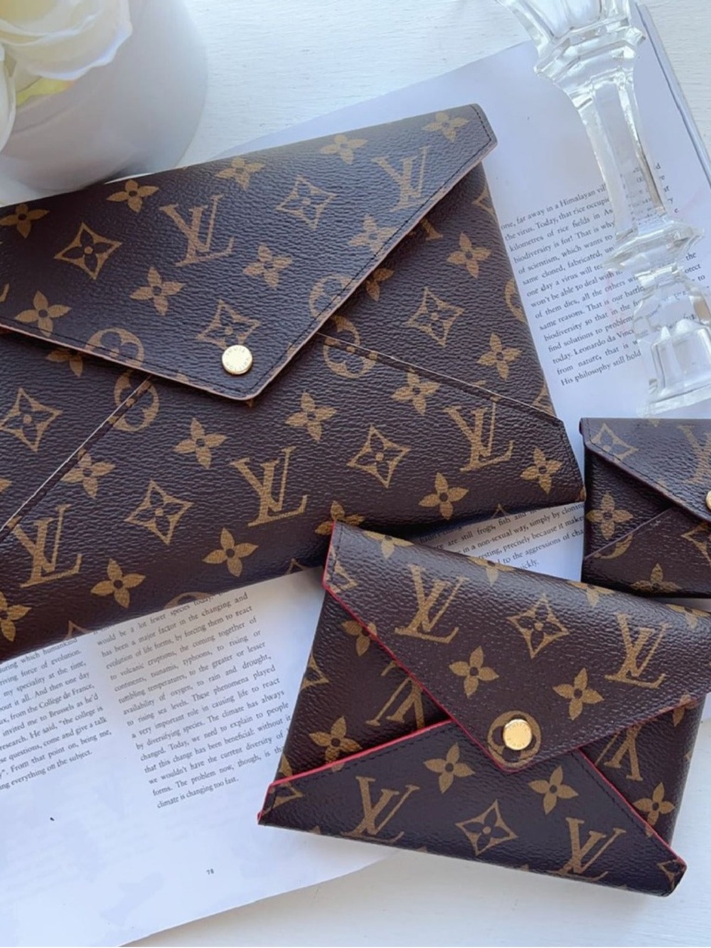 Louis Vuitton Monogram Kirigami Pochette Set